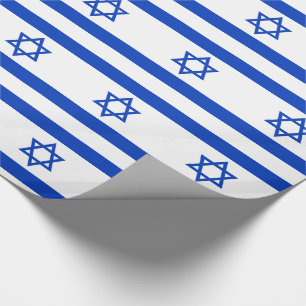 Papier Cadeau Drapeau Israël