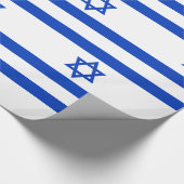 Papier Cadeau Drapeau Israël (Coin)