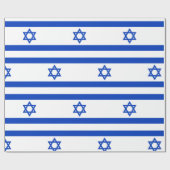Papier Cadeau Drapeau Israël (Plat)