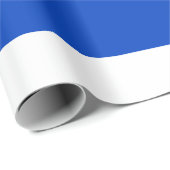 Papier Cadeau Drapeau Israël étoile bleue de David (Coin rond)