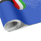 Papier Cadeau Drapeau italien (Coin rond)