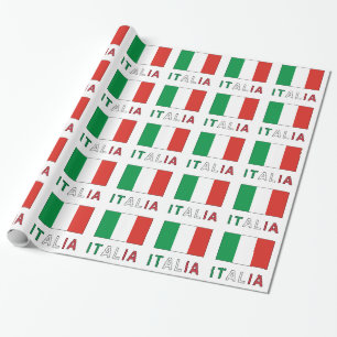 Papier Cadeau Drapeau italien