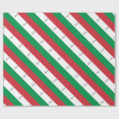 Papier Cadeau Drapeau italien - drapeau de l'Italie - l'Italie (Plat)