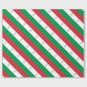 Papier Cadeau Drapeau italien - drapeau de l'Italie - l'Italie (Plat)