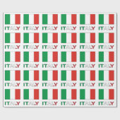 Papier Cadeau Drapeau italien en Italie (Plat)
