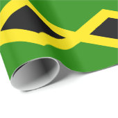 Papier Cadeau Drapeau jamaïcain (Coin rond)