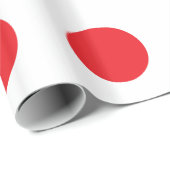 Papier Cadeau Drapeau japonais (Coin rond)