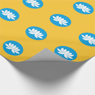 Papier Cadeau Drapeau Kalmykia