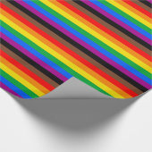 Papier Cadeau Drapeau LGBT Pride 8 bandes (Coin)