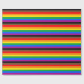 Papier Cadeau Drapeau LGBT Pride 8 bandes (Plat)