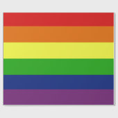 Papier Cadeau Drapeau LGBT Pride Papier-cadeau Rainbow (Plat)