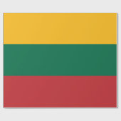 Papier Cadeau Drapeau lituanien (Plat)