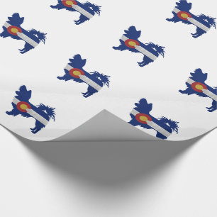 Papier Cadeau Drapeau long Haia Chihuahua Colorado Silhouette