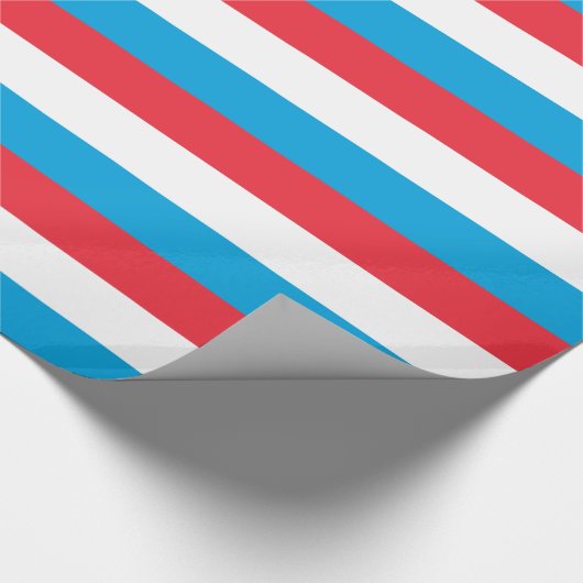 Papier Cadeau Drapeau Luxembourg (Coin)