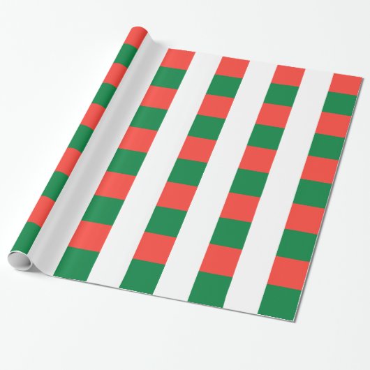Papier Cadeau Drapeau Madagascar (Déroulé)