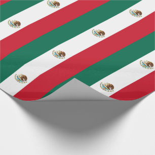 Papier Cadeau Drapeau Mexicain