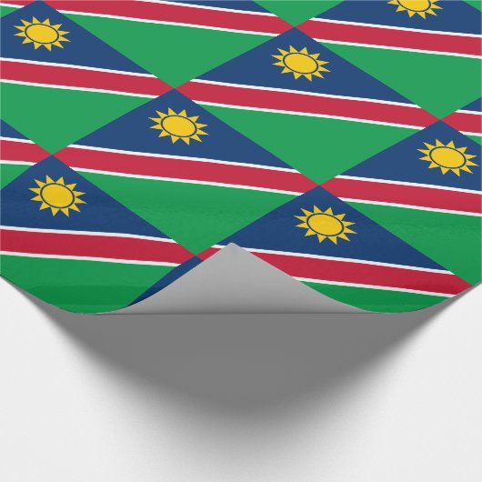 Papier Cadeau Drapeau Namibie (Coin)
