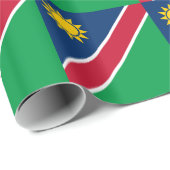 Papier Cadeau Drapeau Namibie (Coin rond)