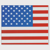 Papier Cadeau Drapeau national des Etats-Unis (Plat)