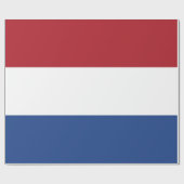 Papier Cadeau Drapeau néerlandais (Plat)