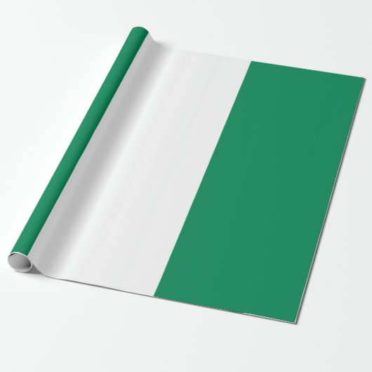 Papier Cadeau Drapeau nigérian (Déroulé)