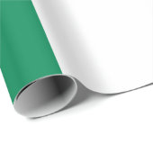Papier Cadeau Drapeau nigérian (Coin rond)