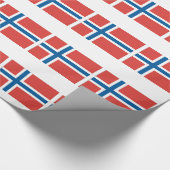 Papier Cadeau Drapeau norvégien (Coin)