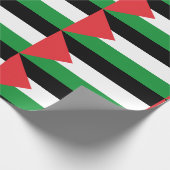 PAPIER CADEAU DRAPEAU PALESTINE PALESTINE LIBRE (Coin)