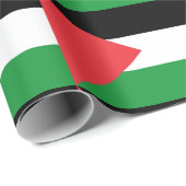 PAPIER CADEAU DRAPEAU PALESTINE PALESTINE LIBRE (Coin rond)