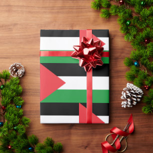 PAPIER CADEAU DRAPEAU PALESTINE PALESTINE LIBRE