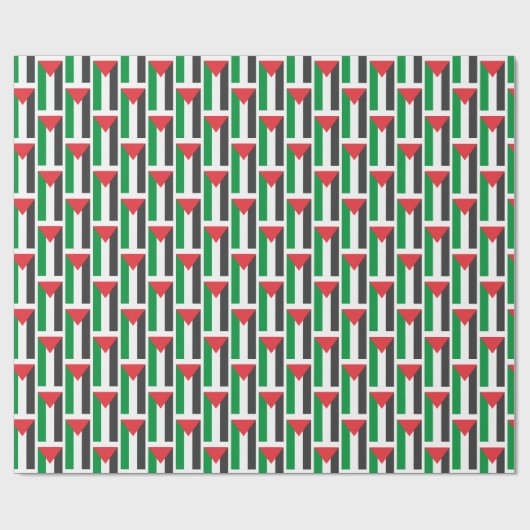 Papier Cadeau Drapeau palestinien Palestine libre (Plat)