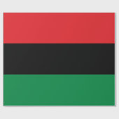 Papier Cadeau Drapeau panafricain (Plat)