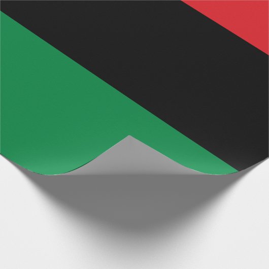 Papier Cadeau Drapeau panafricain (Coin)
