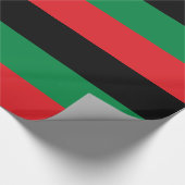 Papier Cadeau Drapeau panafricain de l'UNIA (Coin)