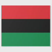Papier Cadeau Drapeau panafricain UNIA (Plat)