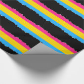 Papier Cadeau Drapeau Pansexual de fierté (Coin)