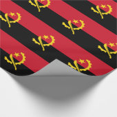 Papier Cadeau Drapeau patriotique angolais (Coin)