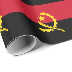 Papier Cadeau Drapeau patriotique angolais