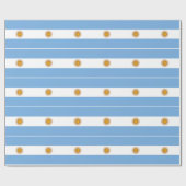Papier Cadeau Drapeau patriotique argentin (Plat)