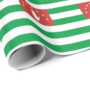 Papier Cadeau Drapeau patriotique d'Abkhazie