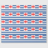 Papier Cadeau Drapeau patriotique d'Adjara (Plat)