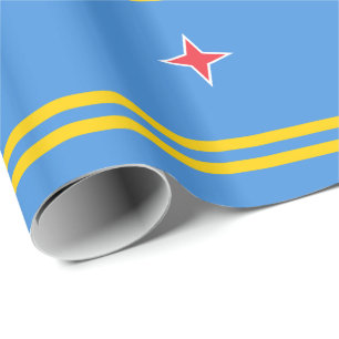 Papier Cadeau Drapeau patriotique d'Aruba