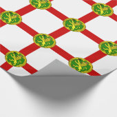 Papier Cadeau Drapeau patriotique d'Aurigny (Coin)