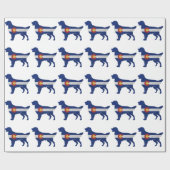 Papier Cadeau Drapeau plat Retriever Chien race Colorado (Plat)