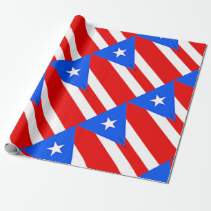 Papier Cadeau Drapeau Porto Rico