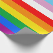 PAPIER CADEAU DRAPEAU PRIDE LGBTQ+ INCLUSIF (Coin)