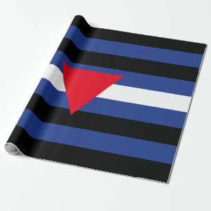 Papier Cadeau Drapeau Queer Pride en cuir