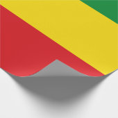 Papier Cadeau Drapeau rastafarien Rasta Ethiopie (Coin)