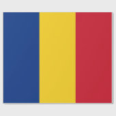 Papier Cadeau Drapeau roumain (Roumanie) (Plat)