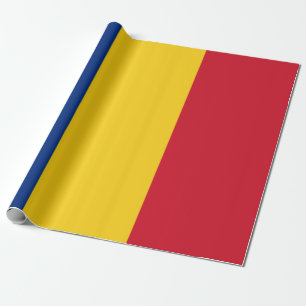 Papier Cadeau Drapeau roumain (Roumanie)